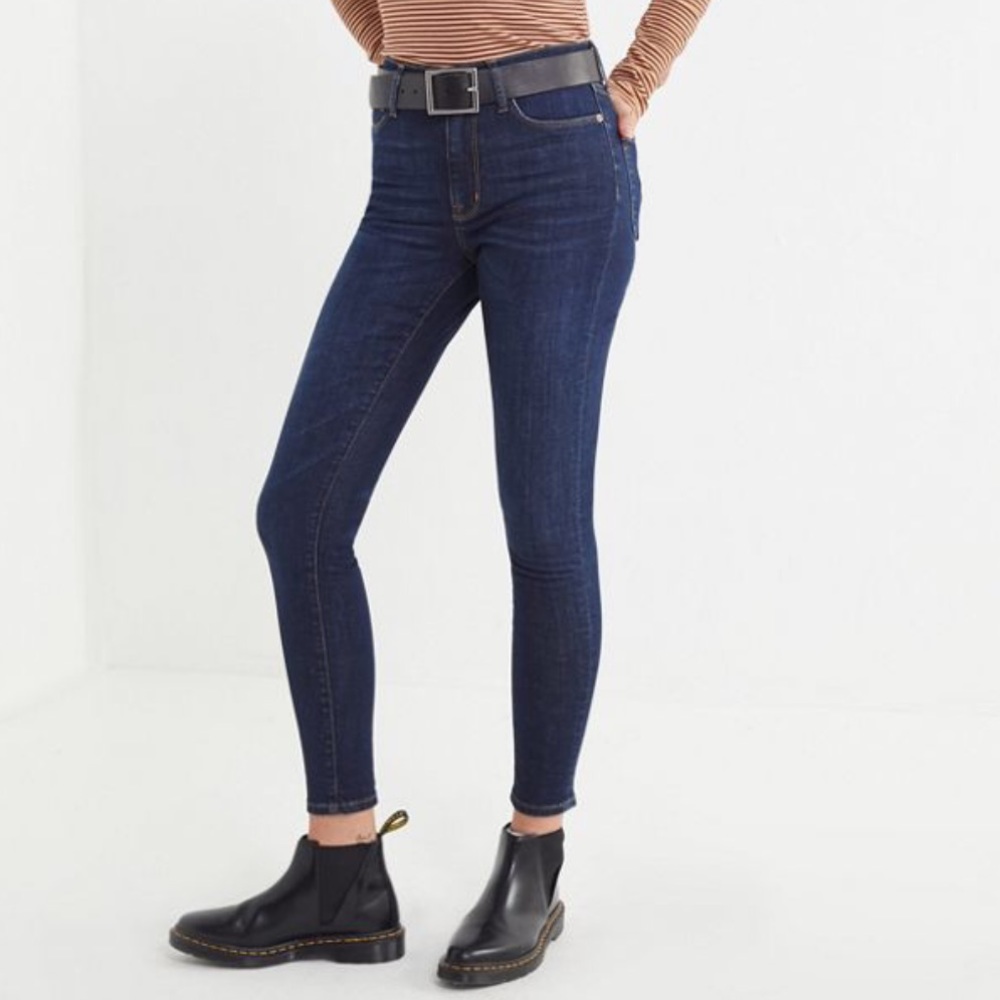 BDG Twig high waist skinny jean in rinsed wash